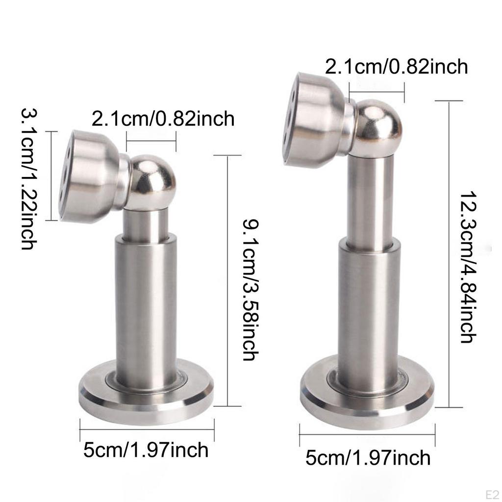 Butée de porte télescopique facile à installer, protège les murs et réduit le bruit de surface