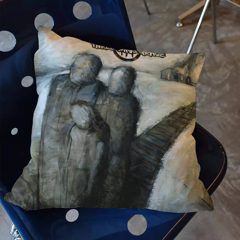Band Hardrock TThree Days Grace Pillow Cover Design cushion Cover decor Holiday Decorati