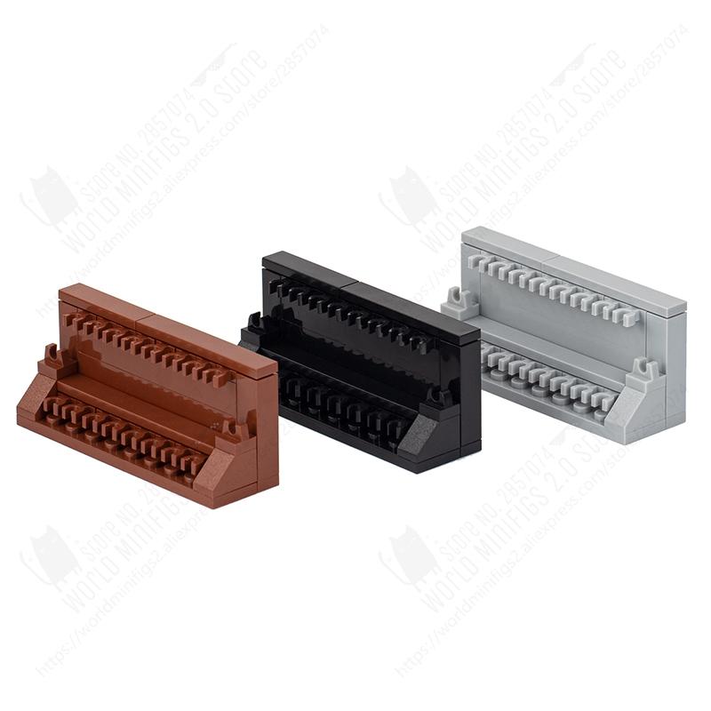 MOOXI WW2 Military Series Weapon Rack Guns Collection Model MOC Bricks DIY Assembled Building Blocks Toys For Boy Birthday Gifts