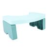 Foldable Toilet Potty Stool PP Portable Squatting Potty Foot Stool for Healthy Gifts Travel Green