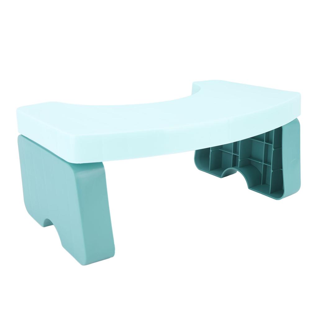 Foldable Toilet Potty Stool PP Portable Squatting Potty Foot Stool for Healthy Gifts Travel Green