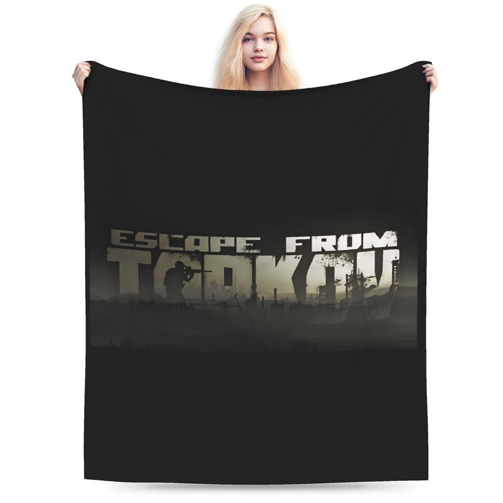 Escape from Tarkov Scav PMC Karte Super Warme Decken Kinder Erwachsene Plüsch Überwurfdecke Schlafzimmer Flanell Tagesdecke Sofa Bettbezug