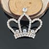 Engood 60Pcs Vintage Rhinestone Crown Buckles for Sewing Trim & Embellishments Craft Button for Wedding DIY Hair Accessories