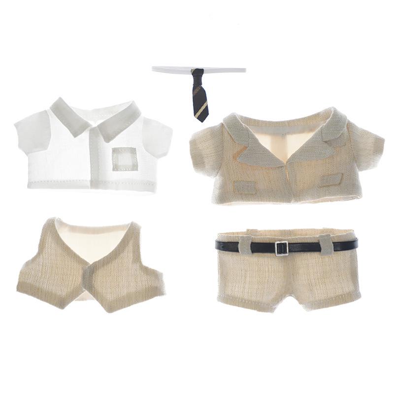 15cm Star Doll Boy Outfit - Cotton Plush Toy Uniform