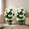 Artificial Hydrangea Tree Indoor Faux Potted Dense for Entryway
