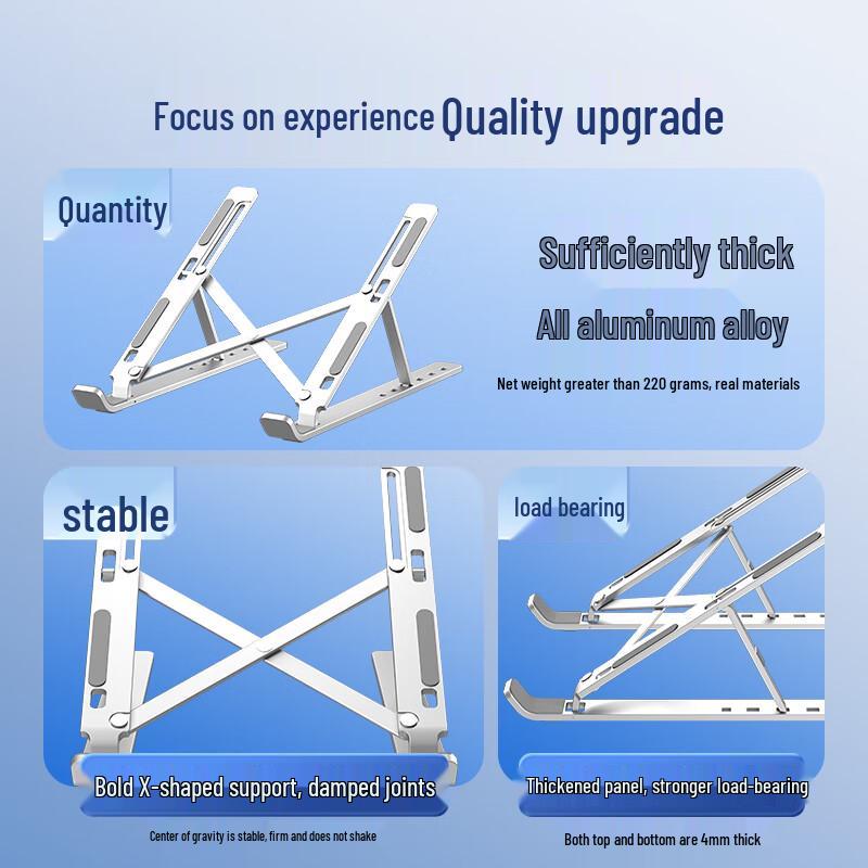 Jichuan Foldable Adjustable Aluminum Laptop Stand