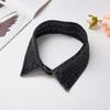 Fake Collar Detachable Denim Collar Wrist Cuffs Set Women Lightweight Dress Shirt Fake Collar Clothing Accessory