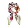 Square Shape Floral Print Scarf Silk Material Hijab Scarf Silk Square Scarf  Fashion Decorate