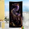 Dragon Beach Towel High Absorbency & Quick-Dry Comfortable Lightweight