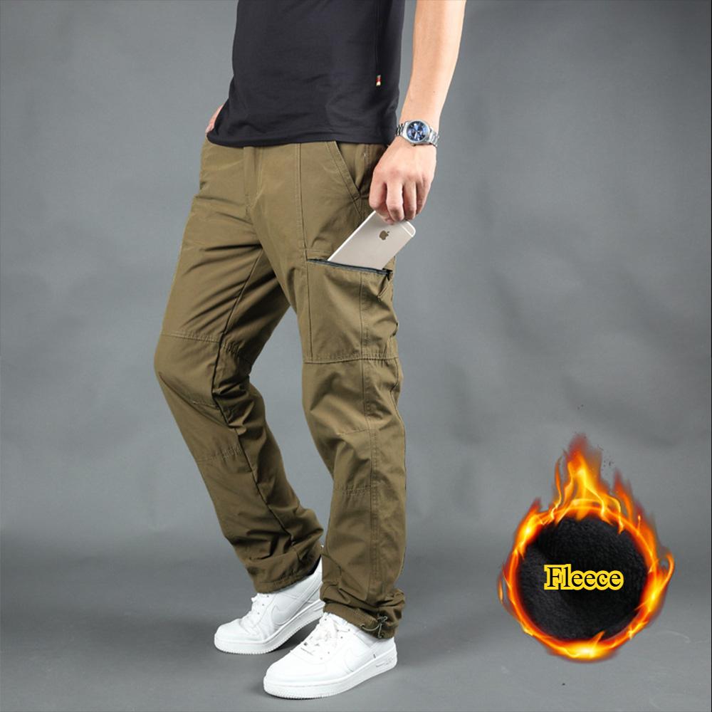 

Осенне-зимние мужские брюки-карго Rush, прямые, большие, толстые, пуховые брюки, спортивные штаны, мужские, для активного отдыха, уличная одежда XXXXXL жёлтый