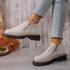 Fashion Women Comfortable Ankle Boots New Casual Anti-slip Platform Boots Fashion Outdoor High Top Wedding Shoes Women Zapatos De Mujer