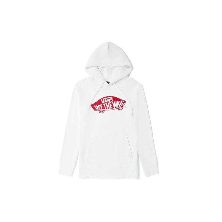 Vans Sweatshirts Unisex White Hooded Moderate Regular VN0A54N2KSF