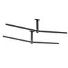 Kayak Storage Rack for 2 Kayaks, Holds Up to 113.4 kg, Heavy Duty Adjustable Ceiling Rack for Garage Ceiling Mount, Overhead Garage Storage Hanger for