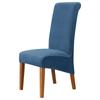 High Back & Universal Velvet Chair Cover Stretch Soft Chair Covers for Dining Room Wedding Hotel Home Decor Seat Case M XL Size