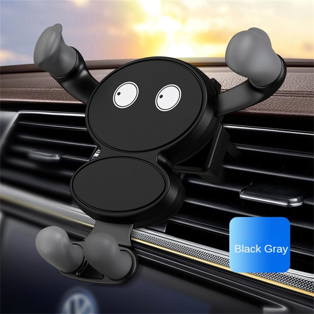

Подставка для смартфона на вентиляционное отверстие, прочная, в форме мультфильма, автомобильный держатель для мобильного телефона, вращающийся на 360 °, поддержка GPS, противоскользящий