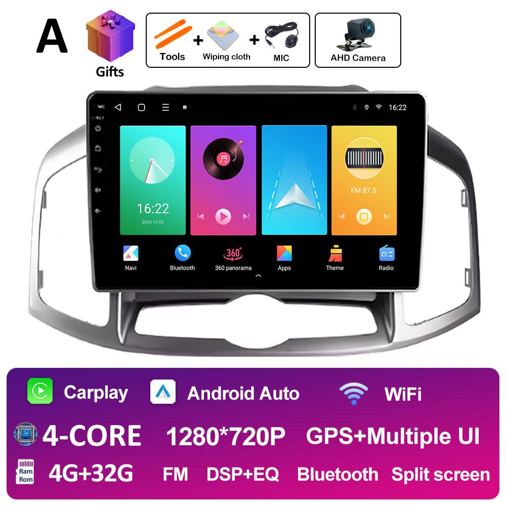Android 14 Car Audio For Chevrolet Captiva 1 2011 2012 2013 2014 2015 2016 Radio Player Bluetooth Wireless Carplay DSP Stereo 4G