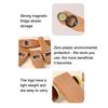 Wooden Bottle Opener Refrigerator Magnet Manual Beer Bottle Opening Tool Fridge Magnet Home Office Kitchen Locker Decoration