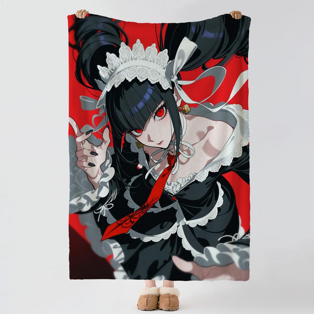 character C-Celestia Ludenberg-g Throw Thick Comfort Flannel Quilt, Multi-scene Use Indoor Outdoor Daily Nap