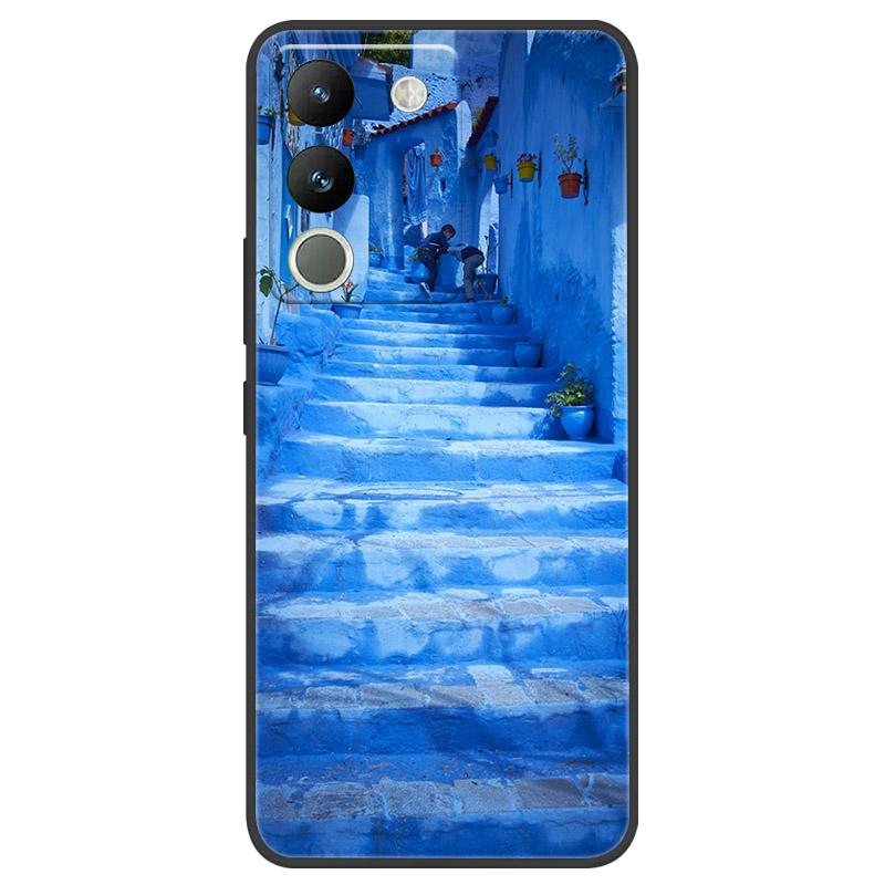 For VIVO V29E Case V2317 Camer Protective Shell For VIVO Y200 5G Phone Case Soft Silicone TPU Back Cover V2307 Shockproof Fundas