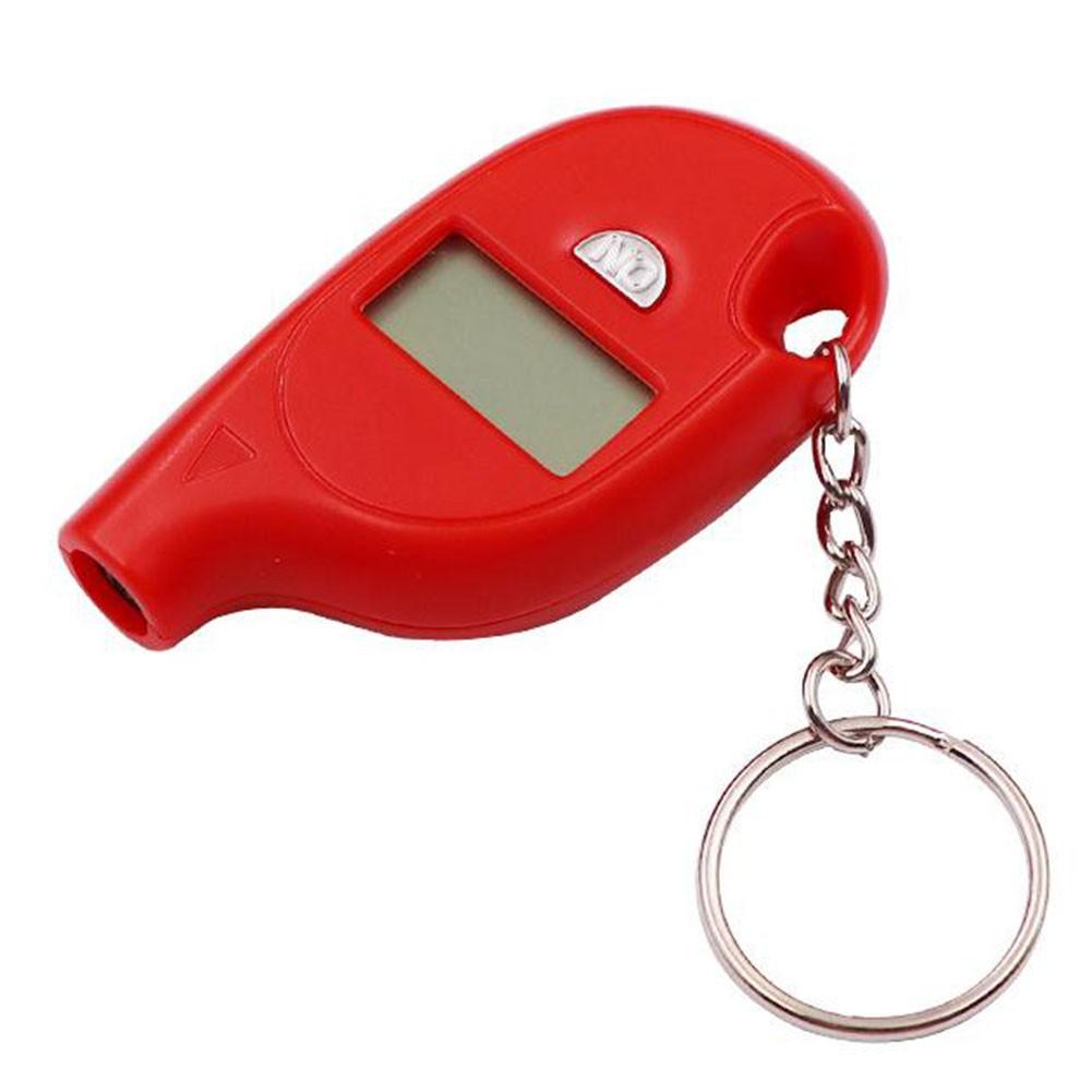 Digital Tire Tester Keychain Pressure Meter Tire Pressure Gauge Compact Design