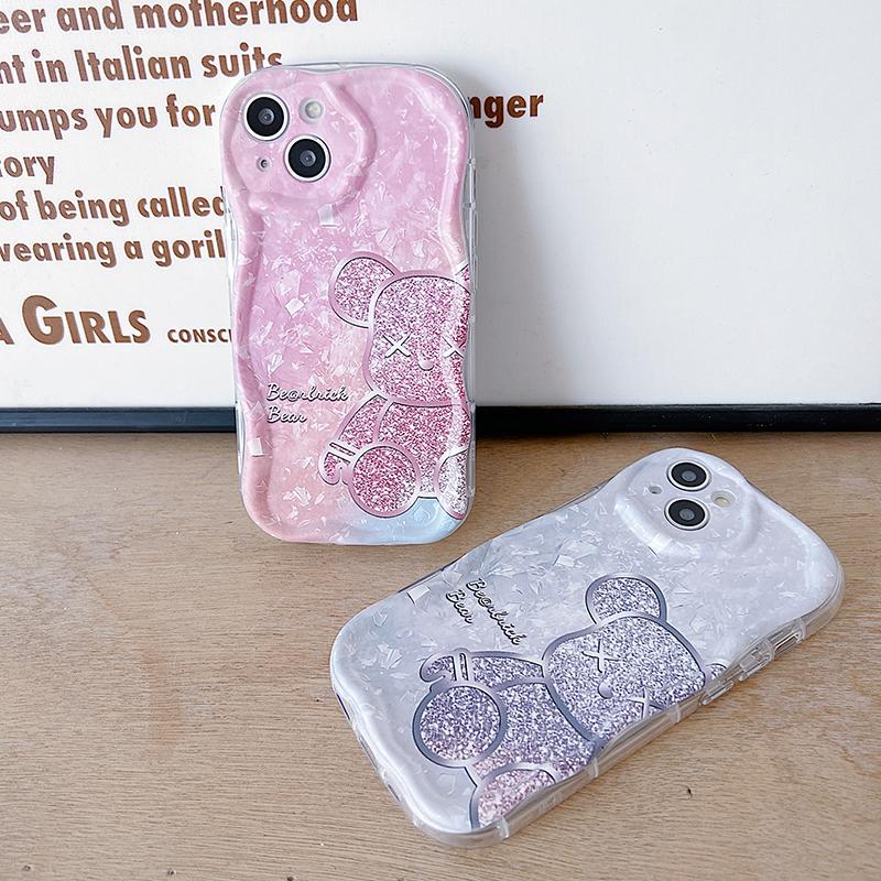 Bär Handyhülle für Xiaomi 14T Redmi 14C Samsung S24 FE A55 S24 Ultra A35 A54 Redmi Note 13 Pro Realme C65 C67 Xiaomi 13T IPhone 16 Reno 12 Cover