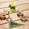 Diamond Shape Handmade Candle Mold Cone Clear Silicone Candle Mold Scented Candle Mould For Diy Making Handmade UV Epoxy Crystal