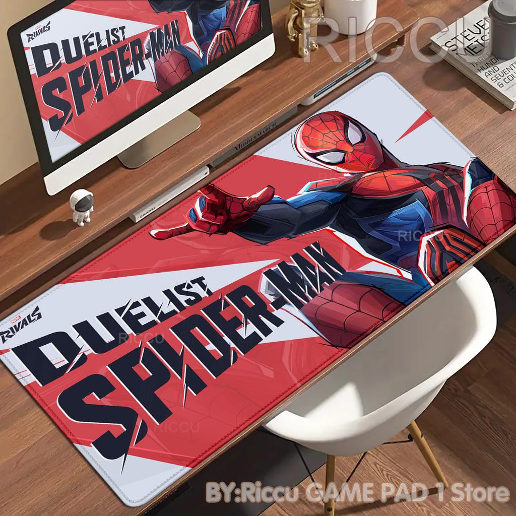 PC Peripherals HD S-Spider Man Mouse Pad Anime Film Rubber Keyboard Mouse Pad Comic Office Desk Laptops Gaming Accessories Mat