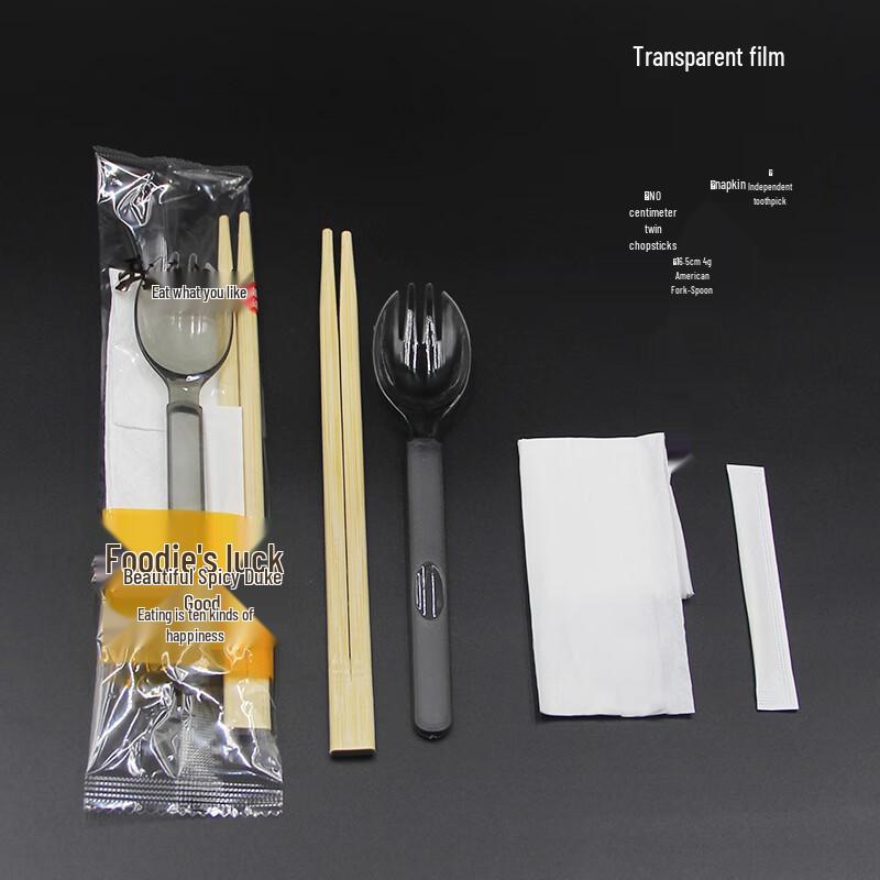 

Disposable American Style Utensil 4-Piece Set