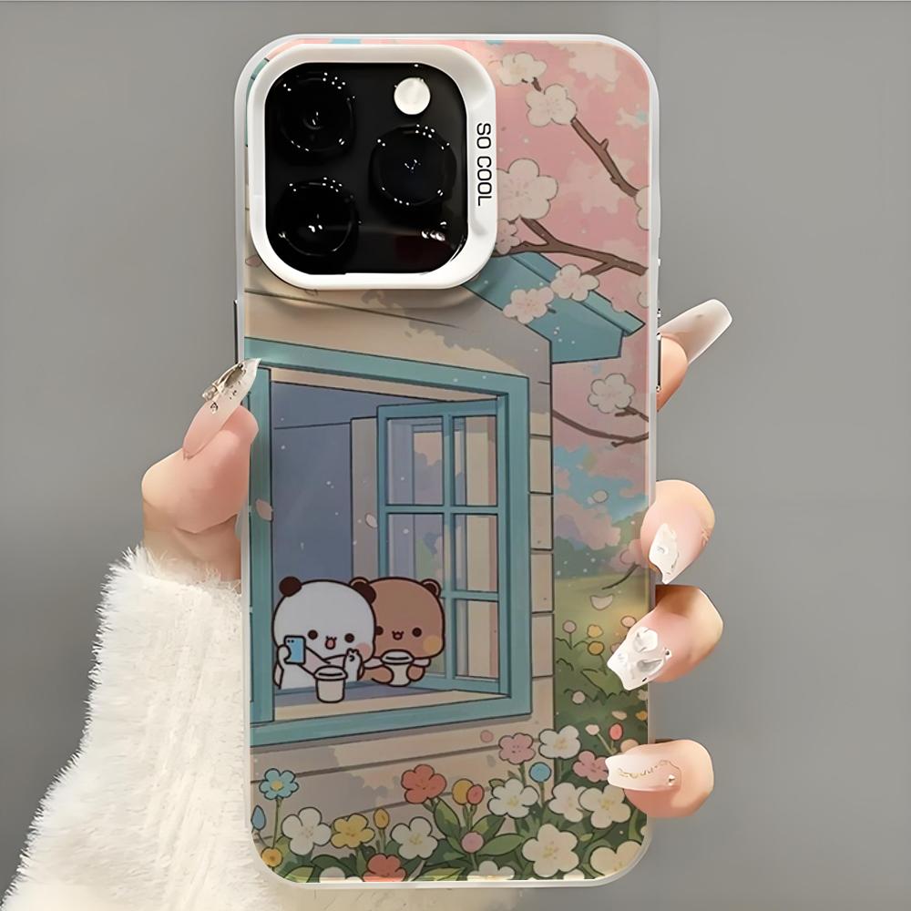 

Милый Чехол для Телефона BuBu D-DuDu Чехол для iPhone 14 16 15 11 12 13 Pro Max Mini Plus Ударопрочный Чехол iPhone13mini