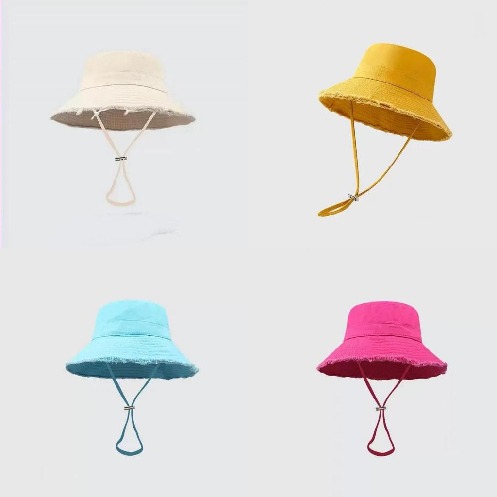 Cotton Waterwashed Fisher Cap With Sunshade For Summer Outdoor Sun Protection And Casual Wear