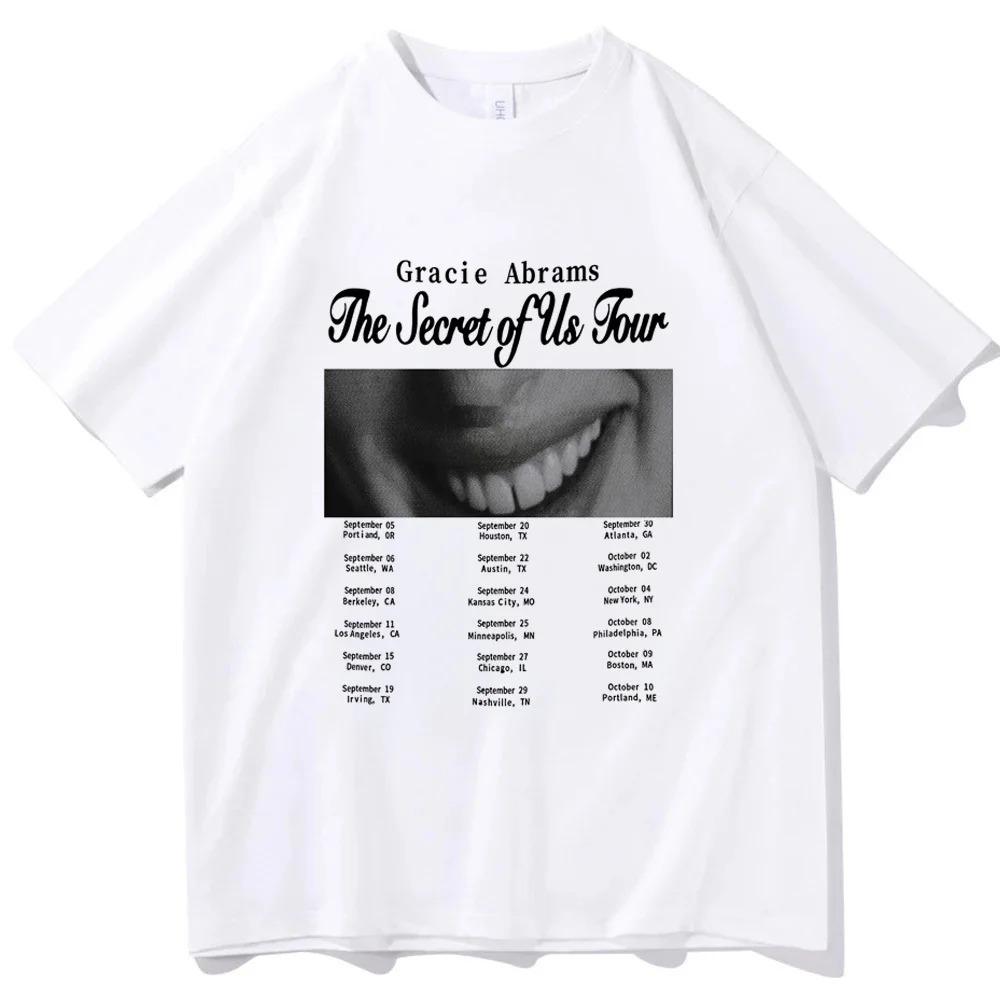 Gracie Abrams tričko dívčí 80. léta dámské Pohodlné harajuku Popová kultura Digitální tričko dámské Prodyšné anime Pastelové Retro kawaii