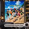 Personalized Wall Tapestry,My Hero Academia Custom Printed Name, Fabric Wall Art For Indoor Room Backdrop