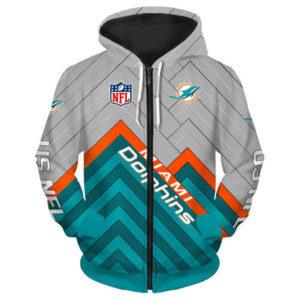 Europäischer und amerikanischer Herren- und Damen-Pullover mit Digitaldruck NFL-Fußball durchgehender Reißverschluss Kapuzenpullover, Strickjacke