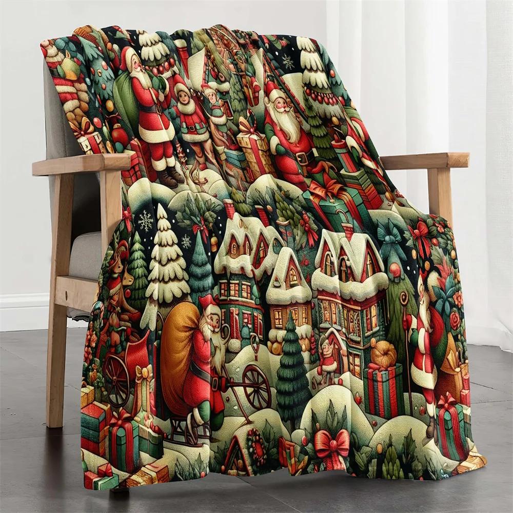 Vibrant Carnival Theme Soft Microfiber Throw Blanket – Cozy for Bed, Sofa, Camping, Picnic & Winter Warmth Decor