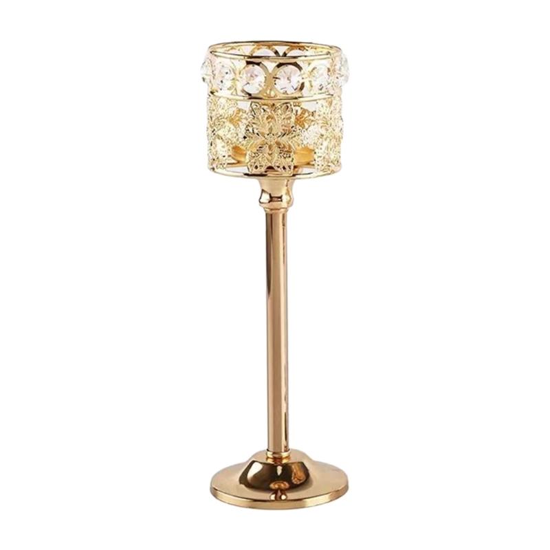 Elegant Glass Candle Stands Candle Holder Sophisticated Candle Holder for Candlelights Dinner Decorations