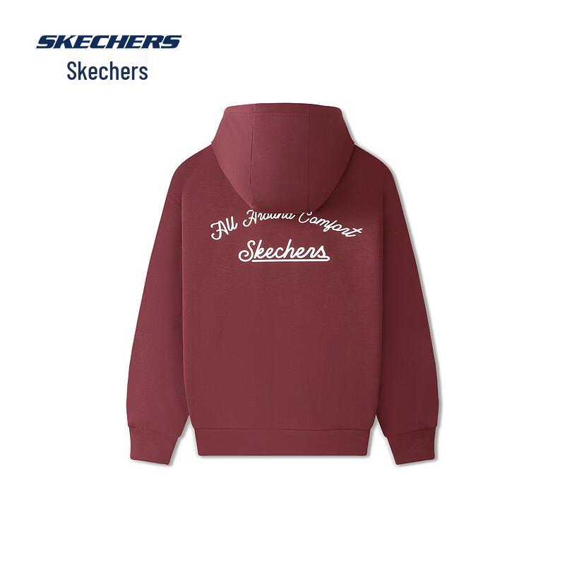 Skechers Unisex Fleece-Lined Hooded Pullover Sweatshirt