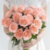 10Pcs Artificial Latex Roses Real Touch Flowers For Wedding Bridal Bouquet Home Decoration