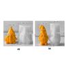 Food Grade Silicone Pumpkin Gnome Candle Molds Handmade Moulds Suitable for Crafts Resin Casting and Soap Making
