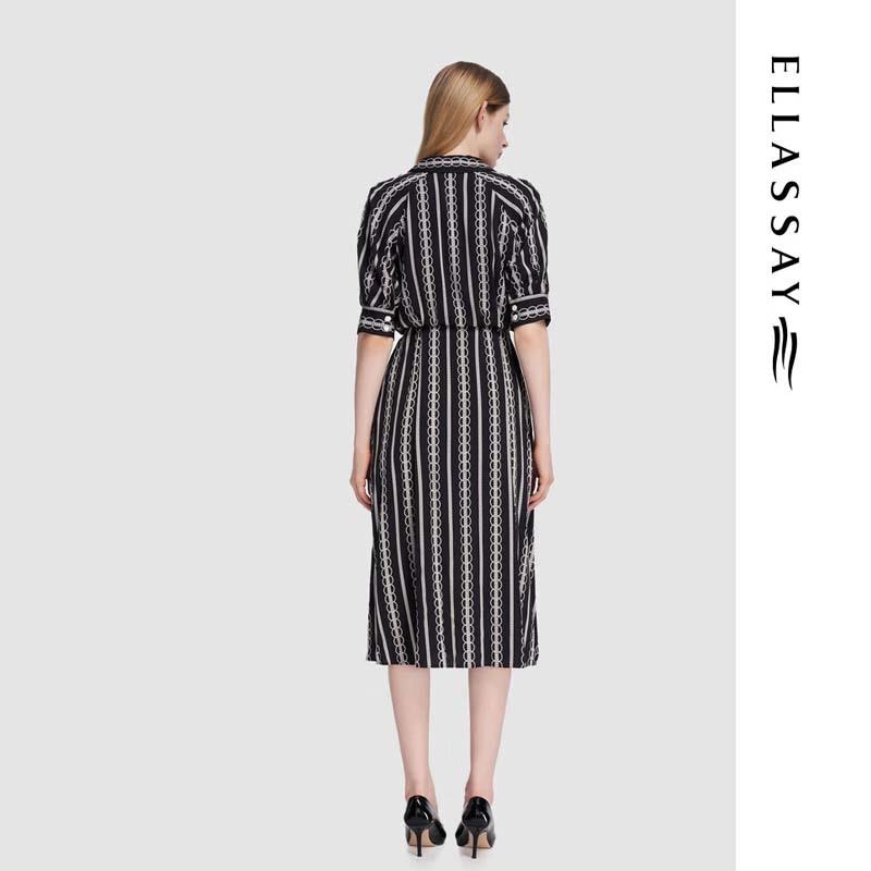 ELLASSAY Women's Elegant Slim Fit A-Line Dress