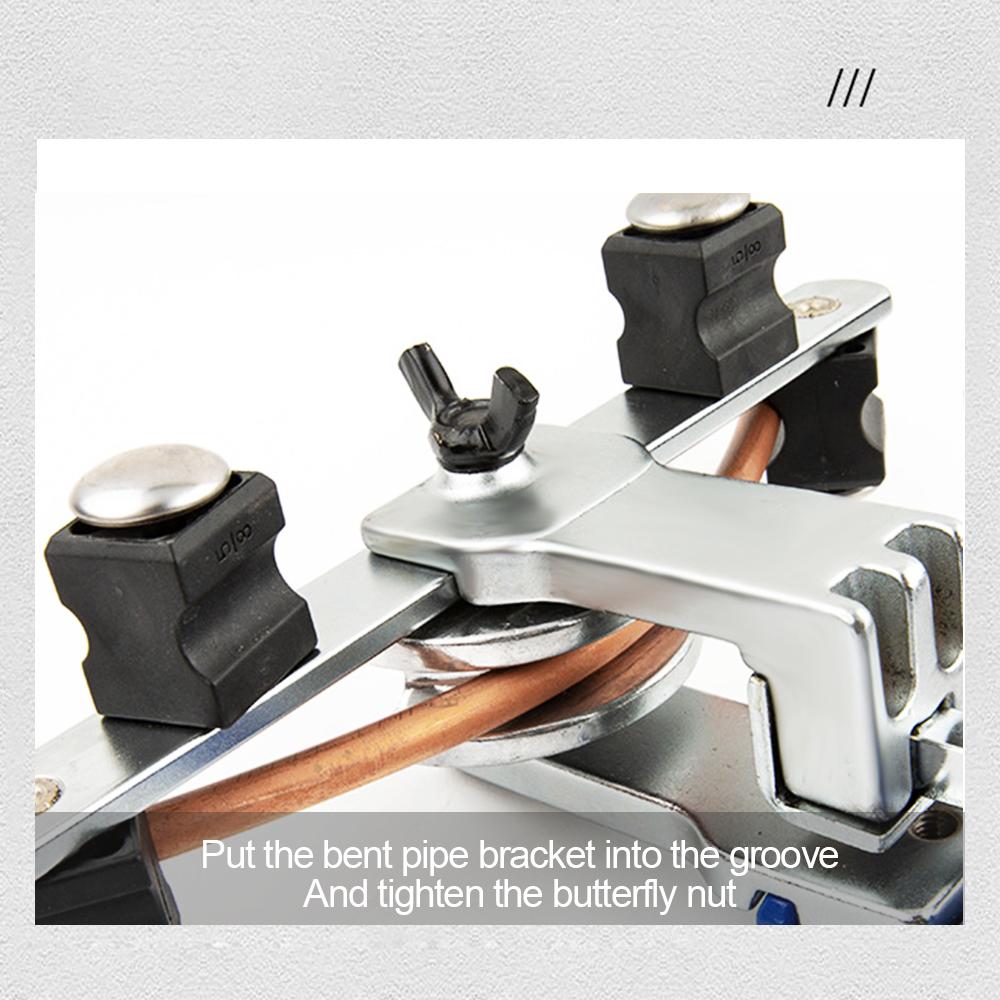 Manual Tube Bender Copper Tube Bending Tool Set Manual Tube Bending Machine for 5-12MM Air Conditioning Aluminum Copper Tube
