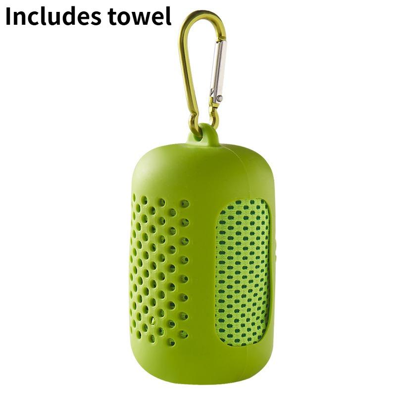 Portable Mini Towel Cover,Including Sports Towels,Can Be Hung Freely,Suitable for Outdoor Fitness,Gym Running,Quick Drying Towel
