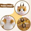 Cat Backpack, Functional Stuffed Animal Bag, Realistic Doll And Secure Storage for Women, Suitable