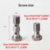 Kohlenstoffstahl Motorrad Bremssattel Hohlschraube Entlüfterschraube Nippel M10x1.0mm 1.25mm für Cruiser Motorräder
