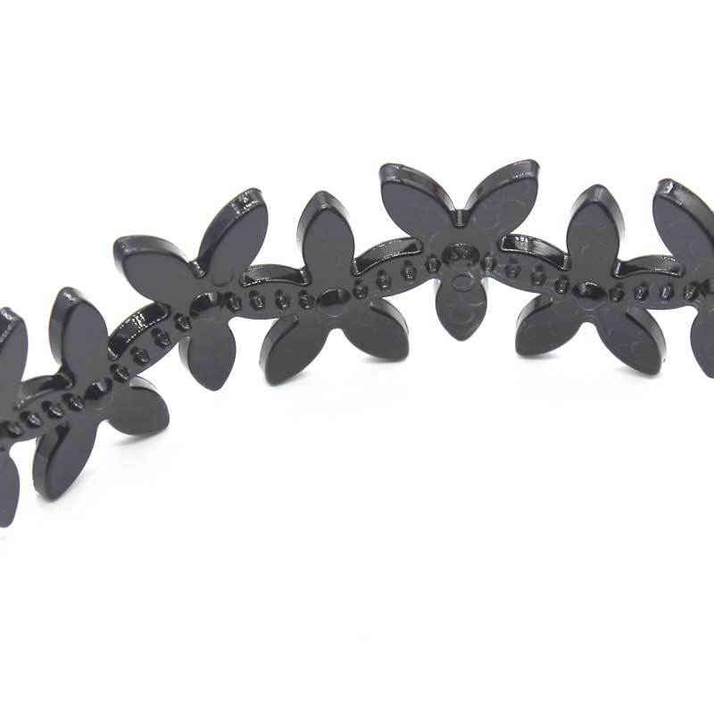 Korean Style New Hair Band Braided Hair Pressing Diamond Net Celebrity Hair Band Non-slip Headdress Wash Face Plastic Headband Broken Hair Clip