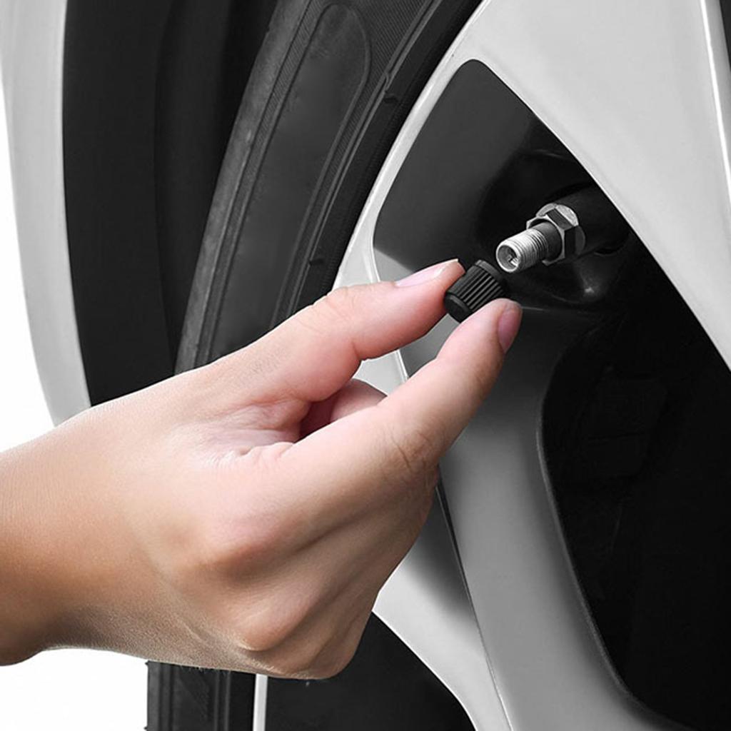 Tire Anti-rust Air Valves Caps Auto Wheel Gag Tyre Dust Stems Cover Waterproof Dust-Proof Airtight Seal Universal 25x