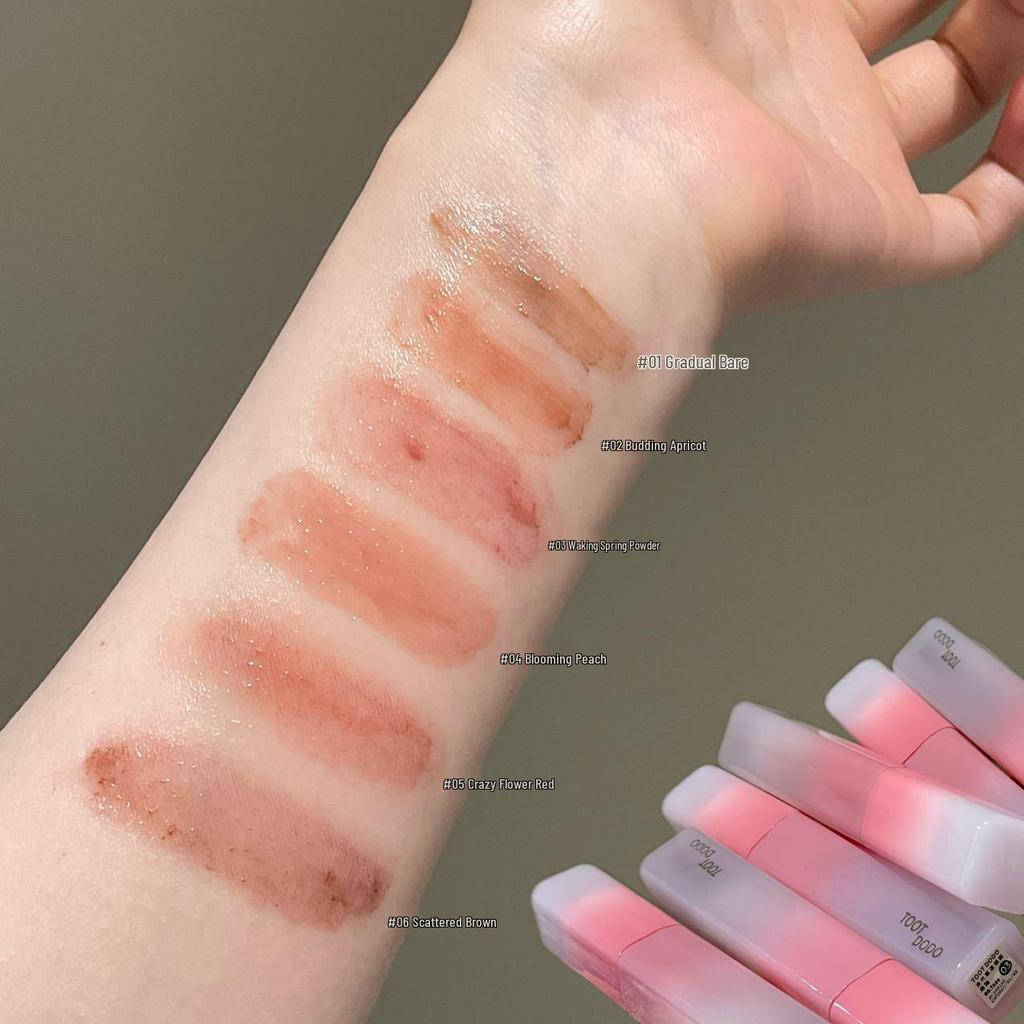 TOOT DODO Mirror Lip Glaze: Moisturizing, Glossy, Long-Lasting, Natural Lip Color that Brightens Skin Tone.