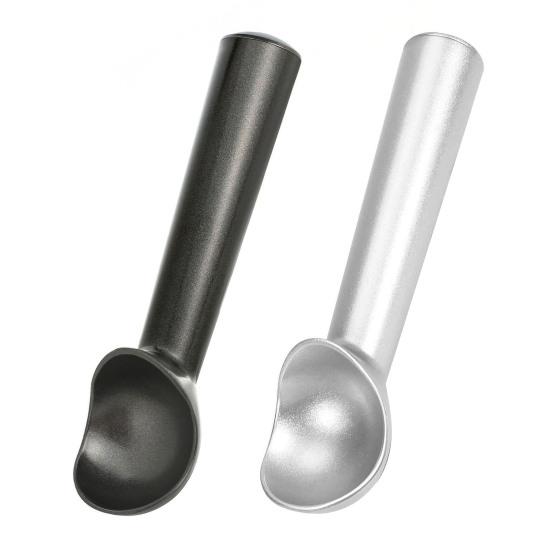 Ice Cream Baller Scoop, Food Grade Aluminum Alloy Scooper with Rust Resistant Ergonomic Handle, Non-Stick Kitchen Tool for Hard Ice Cream, Fruit