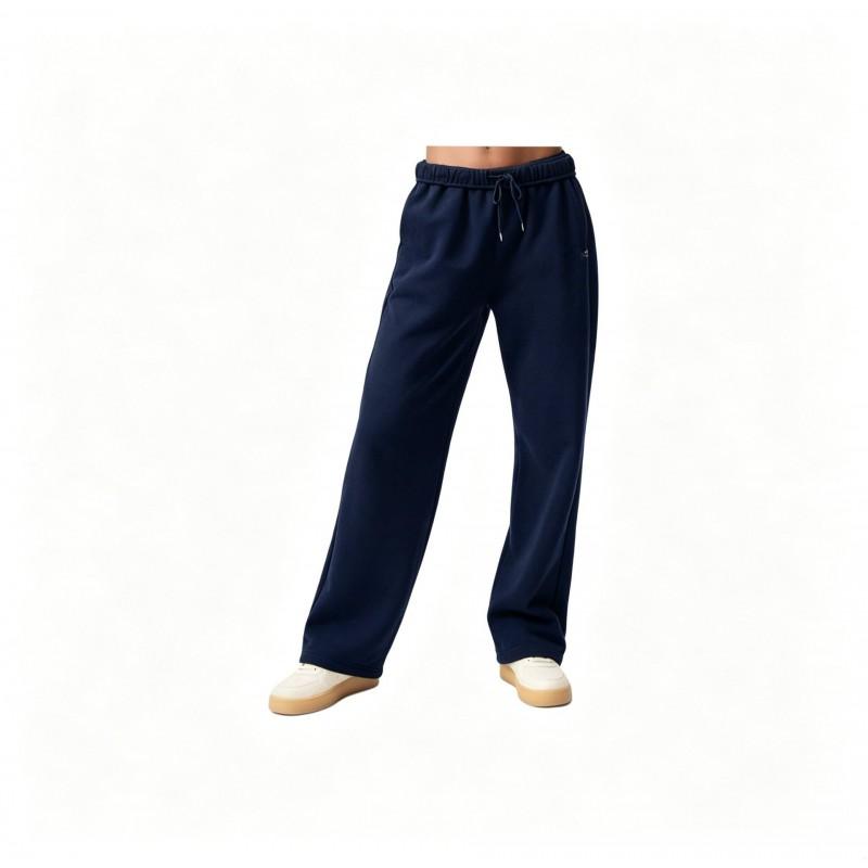Mens Loose Straight Leg Cotton Pants 2026 Casual Sports Drawstring Trousers