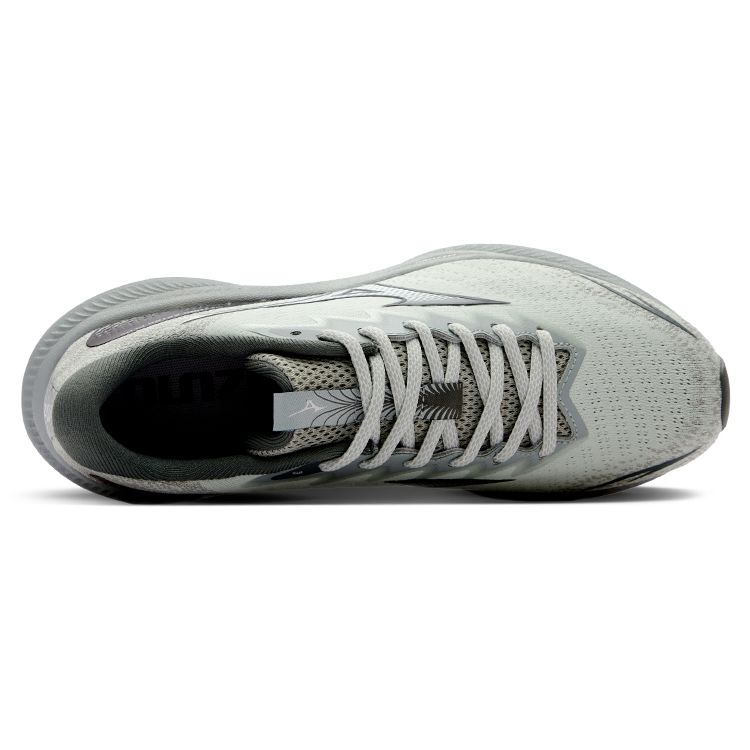Mizuno Astro Plus Comfortable Cushioning Lightweight Height Increasing Rebound Low Top Running Shoes Unisex Sneaker Green Gray D1GH240111