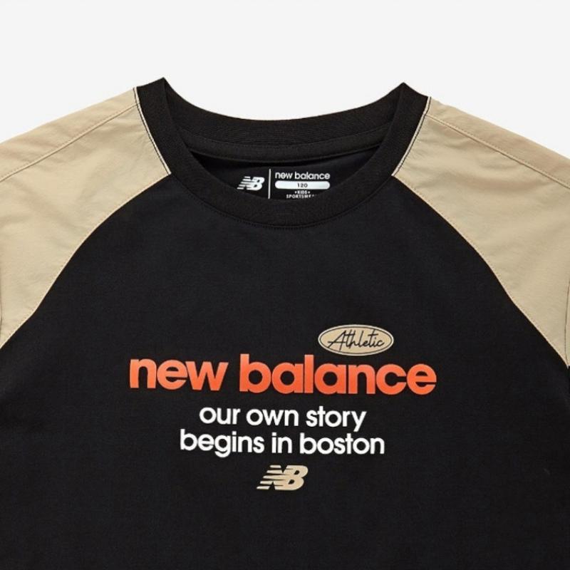 New Balance Kids Block Core Color Block T shirT Nk9ee2504u 19 shorT Sleeve Tee